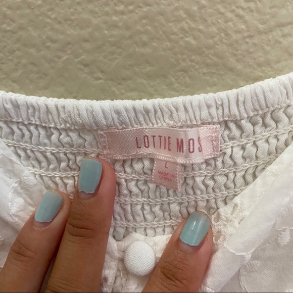 Pacsun (Lottie Moss) White Romper - Picture 2 of 3